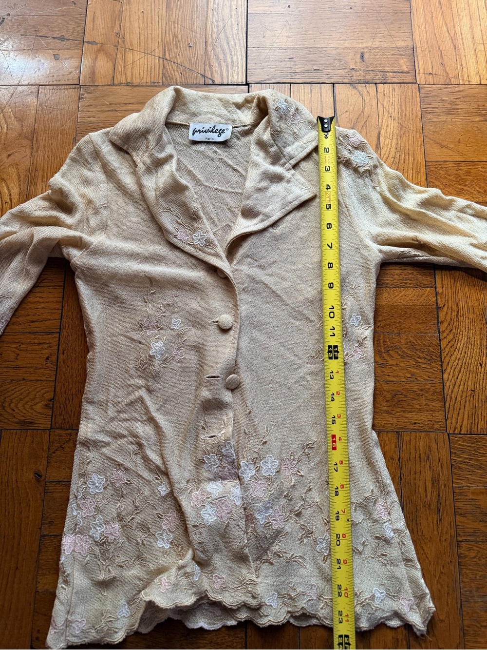 Vintage Privilege Paris Top - Picture 4 of 6